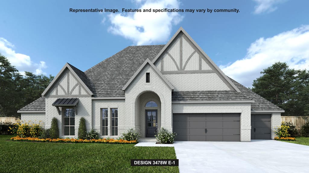 3478W House Plan in Esperanza 80, San Antonio, Texas | Available